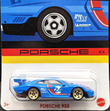 Load image into Gallery viewer, Hot Wheels 2024 Porsche 935 Blue Porsche Series 4/6 New Long Card