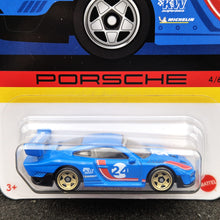 Load image into Gallery viewer, Hot Wheels 2024 Porsche 935 Blue Porsche Series 4/6 New Long Card