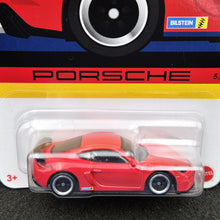 Load image into Gallery viewer, Hot Wheels 2024 Porsche 718 Cayman GT4 Red Porsche Series 5/6 New Long Card