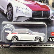 Load image into Gallery viewer, Hot Wheels 2024 2018 Bentley Continental GT3 White Fast &amp; Furious Premium 4/5 New