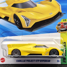 Load image into Gallery viewer, Hot Wheels 2025 Cadillac Project GTP Hypercar Yellow #99 HW Exotics 1/5 New Long Card