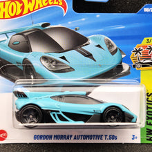 Load image into Gallery viewer, Hot Wheels 2025 Gordon Murray Automotive T.50s Turquoise #190 HW Exotics 3/5 New