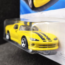 Load image into Gallery viewer, Hot Wheels 2025 '96 Dodge Viper GTS Yellow #176 Then and Now 4/10 New Long Card