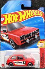 Load image into Gallery viewer, Hot Wheels 2025 '73 Honda Civic Custom Red #231 Then and Now 9/10 New Long Card