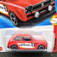 Load image into Gallery viewer, Hot Wheels 2025 '73 Honda Civic Custom Red #231 Then and Now 9/10 New Long Card