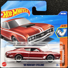 Load image into Gallery viewer, Hot Wheels 2025 '69 Mercury Cyclone Red #165 Muscle Mania 2/10 New
