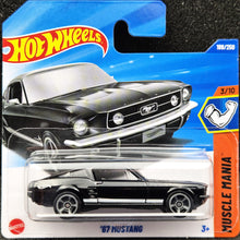 Load image into Gallery viewer, Hot Wheels 2025 '67 Mustang Black #189 Muscle Mania 3/10 New