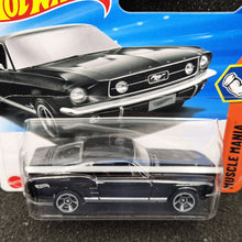 Load image into Gallery viewer, Hot Wheels 2025 '67 Mustang Black #189 Muscle Mania 3/10 New