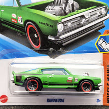 Load image into Gallery viewer, Hot Wheels 2025 King Kuda Green #217 Muscle Mania 6/10 New Long Card