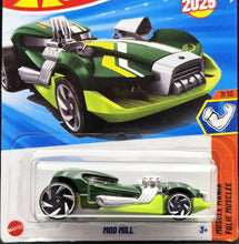 Load image into Gallery viewer, Hot Wheels 2025 Mod Mill Dark Green #218 Muscle Mania 7/10 New Long Card