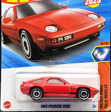 Load image into Gallery viewer, Hot Wheels 2025 1983 Porsche 928S Red #250 Muscle Mania 10/10 New Long Card