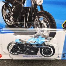 Load image into Gallery viewer, Hot Wheels 2025 Honda CB750 Cafe Turquoise #150 HW Moto 1/5 New Long Card