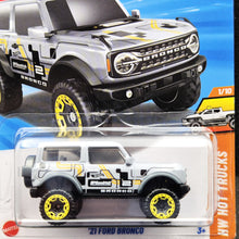 Load image into Gallery viewer, Hot Wheels 2025 '21 Ford Bronco Grey #20 HW Hot Trucks 1/10 New Long Card