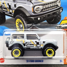 Load image into Gallery viewer, Hot Wheels 2025 '21 Ford Bronco Grey #20 HW Hot Trucks 1/10 New Long Card