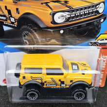 Load image into Gallery viewer, Hot Wheels 2025 '21 Ford Bronco Yellow #20 HW Hot Trucks 1/10 New Long Card