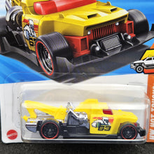 Load image into Gallery viewer, Hot Wheels 2025 Haulerback Yellow #42 HW Hot Trucks 3/10 New Long Card