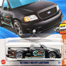 Load image into Gallery viewer, Hot Wheels 2025 '99 Ford F-150 SVT Lightning Black #94 HW Hot Trucks 7/10 New Long Card
