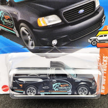 Load image into Gallery viewer, Hot Wheels 2025 '99 Ford F-150 SVT Lightning Black #94 HW Hot Trucks 7/10 New Long Card