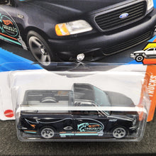 Load image into Gallery viewer, Hot Wheels 2025 '99 Ford F-150 SVT Lightning Black #94 HW Hot Trucks 7/10 New Long Card