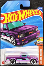 Load image into Gallery viewer, Hot Wheels 2025 '91 GMC Syclone Fuchsia #119 HW Hot Trucks 8/10 New Long Card
