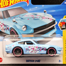 Load image into Gallery viewer, Hot Wheels 2025 Datsun 240Z Light Blue #62 HW Art Cars 4/10 New