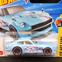 Load image into Gallery viewer, Hot Wheels 2025 Datsun 240Z Light Blue #62 HW Art Cars 4/10 New