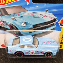 Load image into Gallery viewer, Hot Wheels 2025 Datsun 240Z Light Blue #62 HW Art Cars 4/10 New
