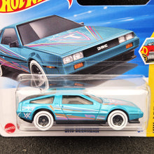 Load image into Gallery viewer, Hot Wheels 2025 DMC DeLorean Turquoise #36 HW Art Cars 5/10 New