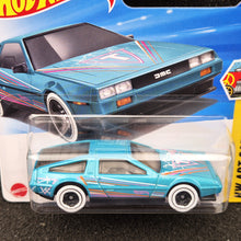 Load image into Gallery viewer, Hot Wheels 2025 DMC DeLorean Turquoise #36 HW Art Cars 5/10 New