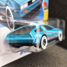 Load image into Gallery viewer, Hot Wheels 2025 DMC DeLorean Turquoise #36 HW Art Cars 5/10 New