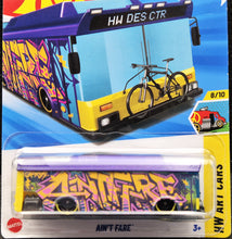 Load image into Gallery viewer, Hot Wheels 2025 Ain't Fare Purple #88 HW Art Cars 8/10 New Long Card
