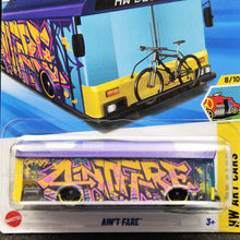 Load image into Gallery viewer, Hot Wheels 2025 Ain't Fare Purple #88 HW Art Cars 8/10 New Long Card