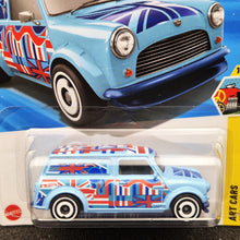 Load image into Gallery viewer, Hot Wheels 2025 '67 Austin Mini Van Light Blue #169 HW Art Cars 10/10 New Long Card