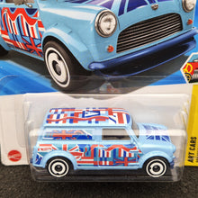 Load image into Gallery viewer, Hot Wheels 2025 '67 Austin Mini Van Light Blue #169 HW Art Cars 10/10 New Long Card