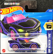 Load image into Gallery viewer, Hot Wheels 2025 Monster High Ghoul Mobile Purple #3 HW Screen Time 1/10 New