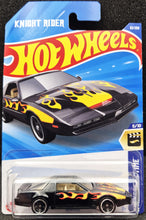 Load image into Gallery viewer, Hot Wheels 2025 K.I.T.T (1982 Pontiac Firebird) Black #83 HW Screen Time 5/10 New Long Card