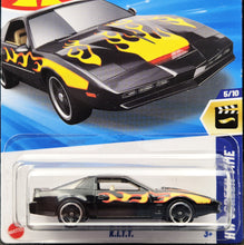 Load image into Gallery viewer, Hot Wheels 2025 K.I.T.T (1982 Pontiac Firebird) Black #83 HW Screen Time 5/10 New Long Card