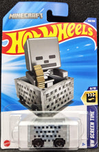 Load image into Gallery viewer, Hot Wheels 2025 Minecart Grey #146 HW Screen Time 8/10 New Long Card