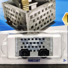 Load image into Gallery viewer, Hot Wheels 2025 Minecart Grey #146 HW Screen Time 8/10 New Long Card
