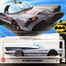 Load image into Gallery viewer, Hot Wheels 2025 TV Series Batmobile Grey #103 Batman 3/5 New Long Card