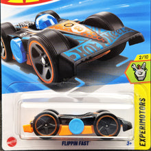 Load image into Gallery viewer, Hot Wheels 2025 Flippin Fast Black #117 Experimotors 2/10 New Long Card