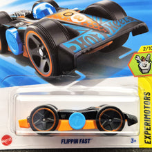 Load image into Gallery viewer, Hot Wheels 2025 Flippin Fast Black #117 Experimotors 2/10 New Long Card