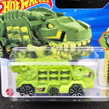 Load image into Gallery viewer, Hot Wheels 2025 HW Ultimate T-Rex Transporter Lime Green #156 Experimotors 4/10 New