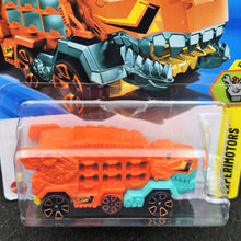 Load image into Gallery viewer, Hot Wheels 2025 HW Ultimate T-Rex Transporter Orange #156 Experimotors 4/10 New Long Card