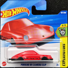 Load image into Gallery viewer, Hot Wheels 2025 Porsche 911 Carrera Clip Red #187 Experimotors 6/10 New