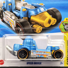 Load image into Gallery viewer, Hot Wheels 2025 Speed Driver Blue #206 Experimotors 8/10 New Long Card