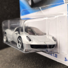 Load image into Gallery viewer, Hot Wheels 2025 Gordon Murray Automotive T.33 Silver #90 Factory Fresh 4/5 New Long Card