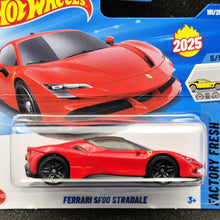 Load image into Gallery viewer, Hot Wheels 2025 Ferrari SF90 Stradale Red #191 Factory Fresh 5/5 New