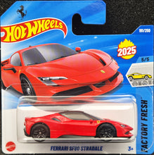 Load image into Gallery viewer, Hot Wheels 2025 Ferrari SF90 Stradale Red #191 Factory Fresh 5/5 New
