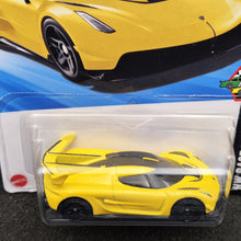 Load image into Gallery viewer, Hot Wheels 2025 2020 Koenigsegg Jesko Yellow #125 HW Race Day 5/10 New Long Card